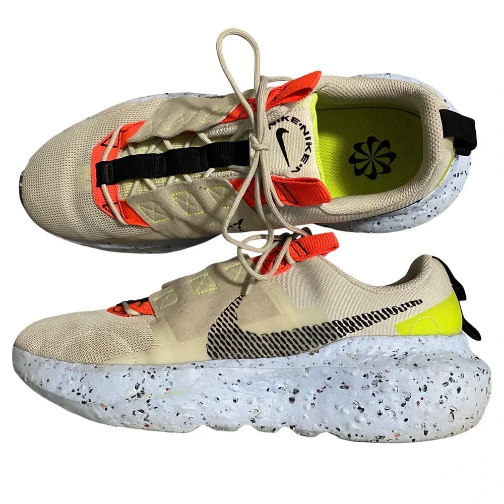 Nike Crater Impact Light Bone Stone Bright Crimson Mens 11 DB2477-010